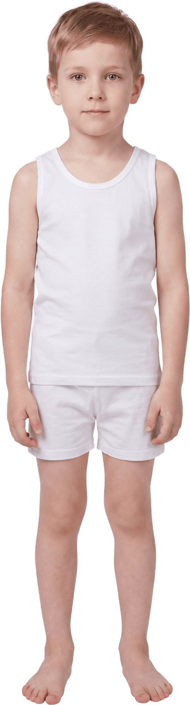 Base layer: a child dressed in this layer