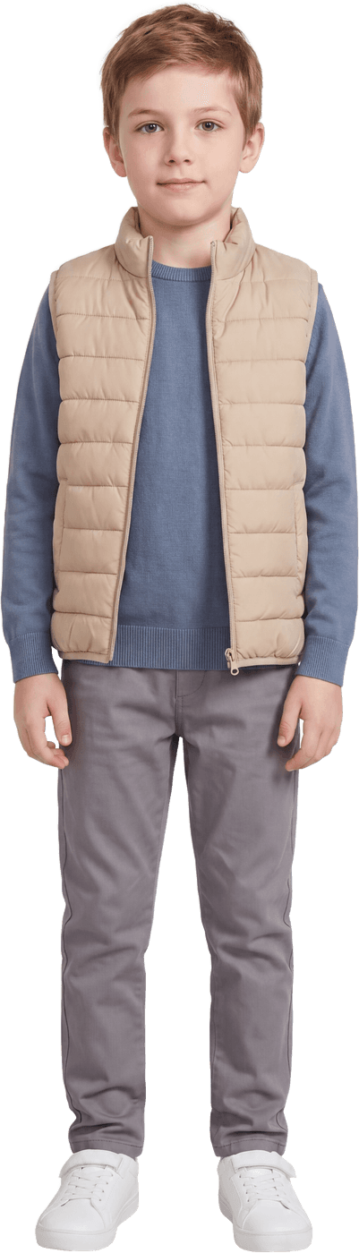 Outer layer: a child dressed in this layer
