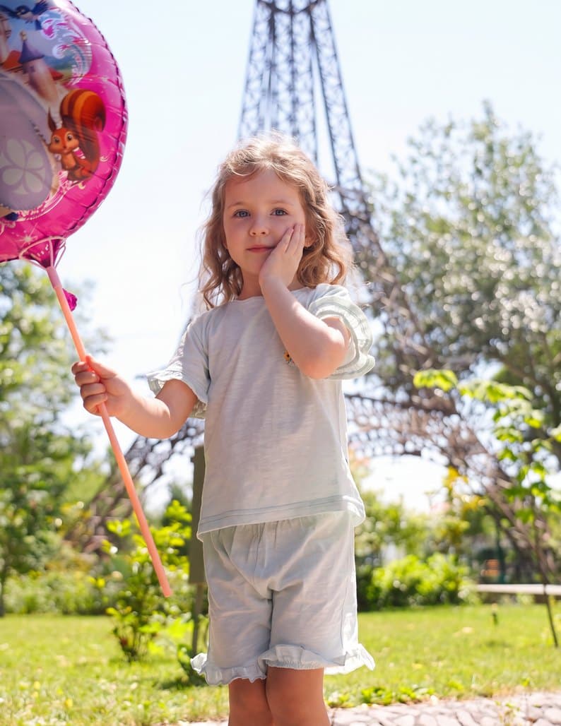 Girl in a Bobonchik summer set
